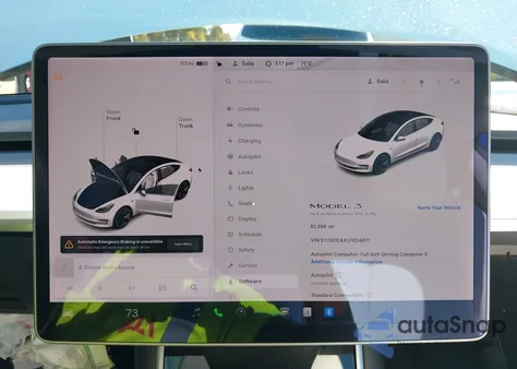 2020 Tesla Model 3 Standard Range Plus Rear-Wheel Drive/Standard Range Rear-Wheel Drive from USA, damaged, VIN 5YJ3E1EAXLF634671